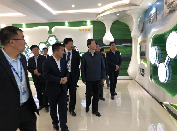 河南省委副書記、省長陳潤兒一行蒞臨 花花牛集團(tuán)魯山瑞亞牧業(yè)有限公司視察調(diào)研